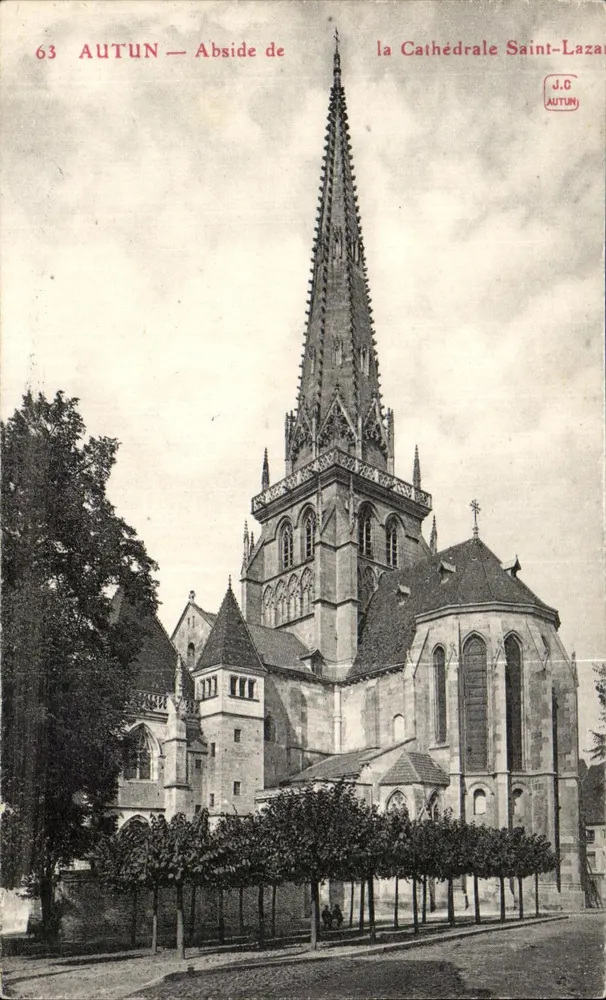 Autun — Abside der Kathedrale Saint-Lazare — J.G. AUTUN n°63 - Vorderseite