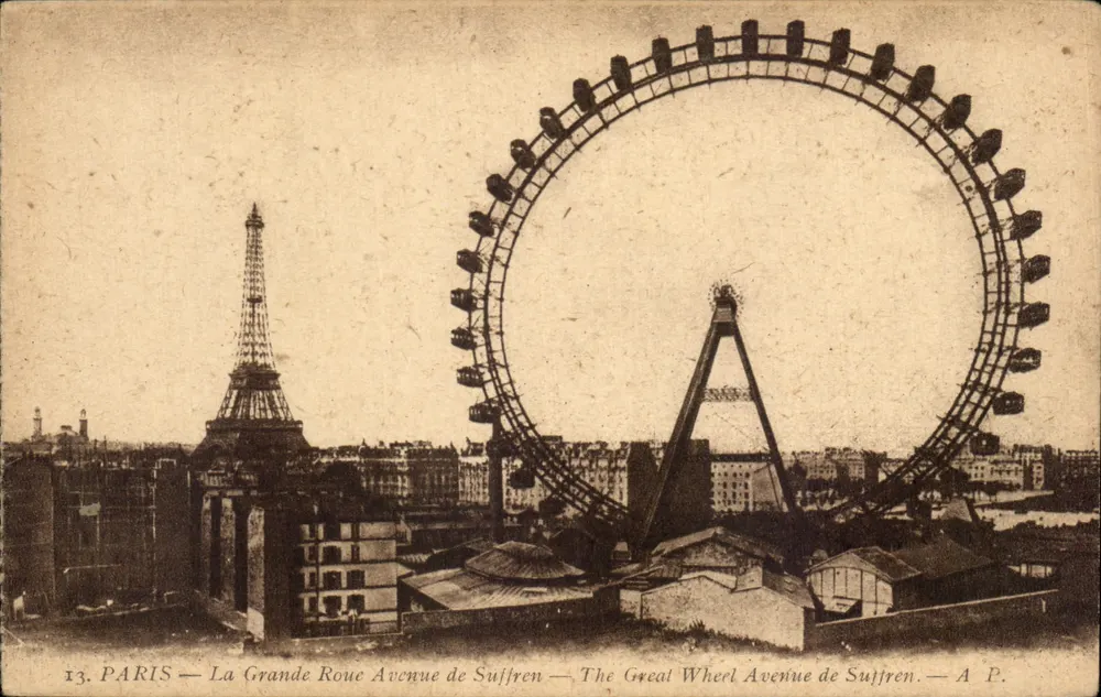 Paris — La Grande Roue Avenue de Suffren — A.P. - Vorderseite