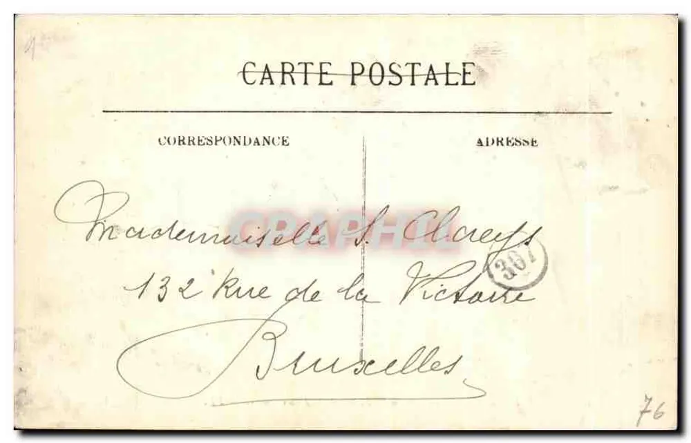 Rouen — Palast der Gerechtigkeit — Ansicht von der Rue aux Juifs — LL. n° 474 - Rückseite