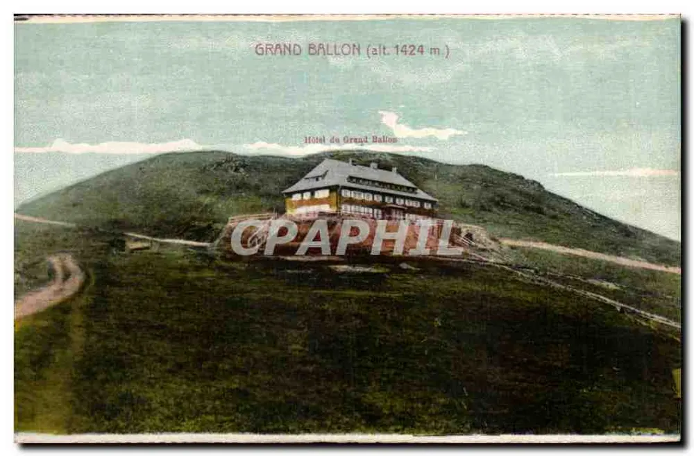 Grand Ballon (alt. 1424 m) — Hotel do Grand Ballon — editor não visível, número de série não visível - Frente