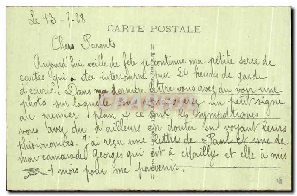 La Petite Pierre (Vosges do Norte) — castelo em colina — editor não identificado - Verso