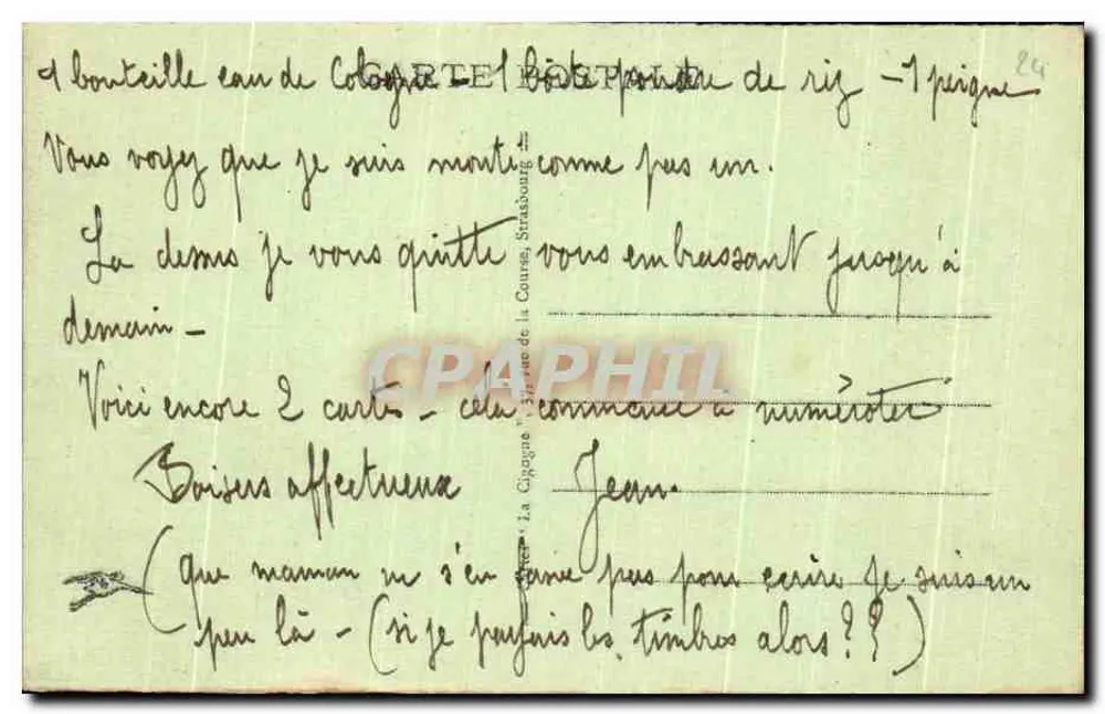 Capela St-NICOLAS, perto de Kruth — edição não identificada - Verso