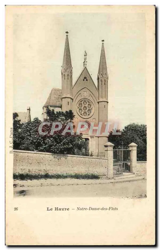 Le Havre — Notre-Dame-des-Flots — B. J. C. Paris, n°26 - Frente
