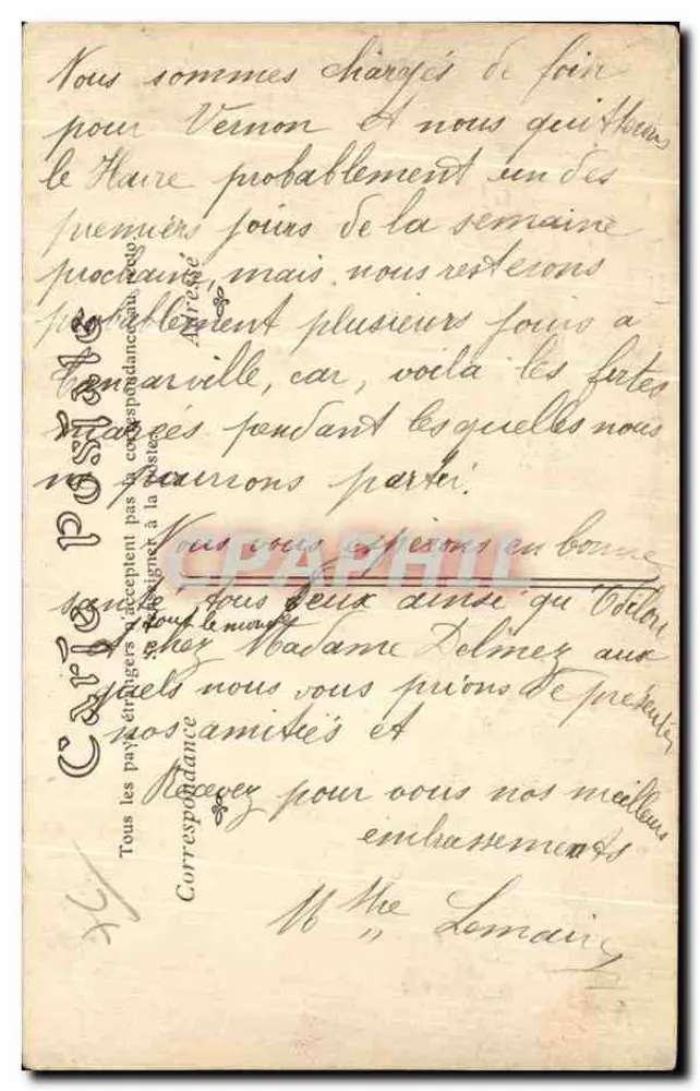 Le Havre — Die Kapelle Notre-Dame-des-Ilots — Verlag: LE HAVRE, Nr. 26 - Rückseite