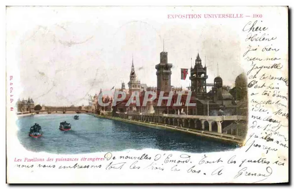 Les Pavillons des puissances étrangères — Exposition Universelle — 1900 — Verleger: S. L. & Co. n° 64 - Vorderseite