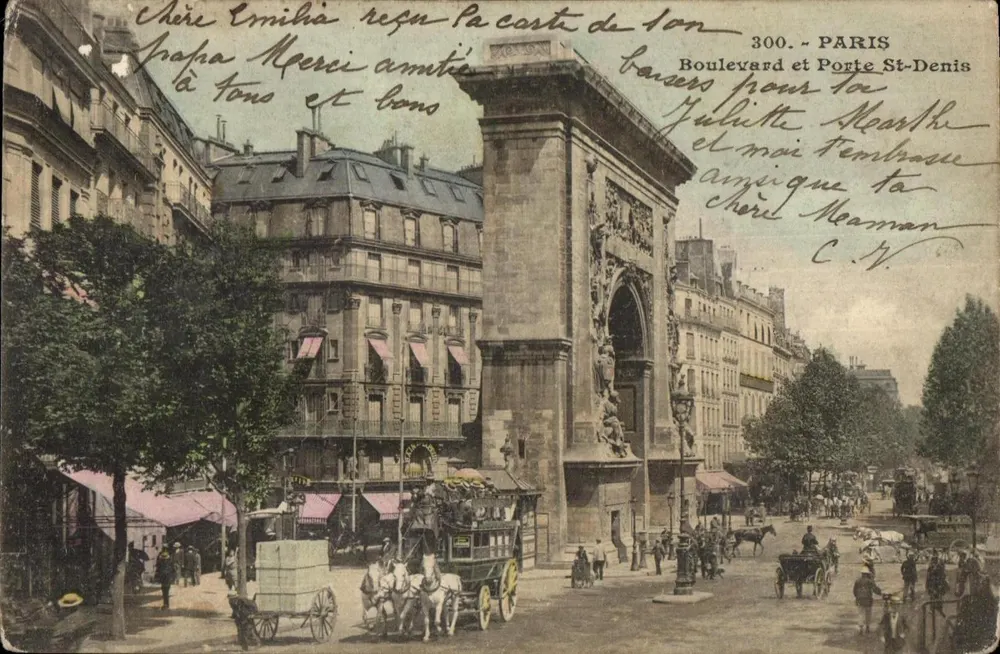 Paris — Arco do Triunfo da Estrela — editor Paris, n° 300 - Frente