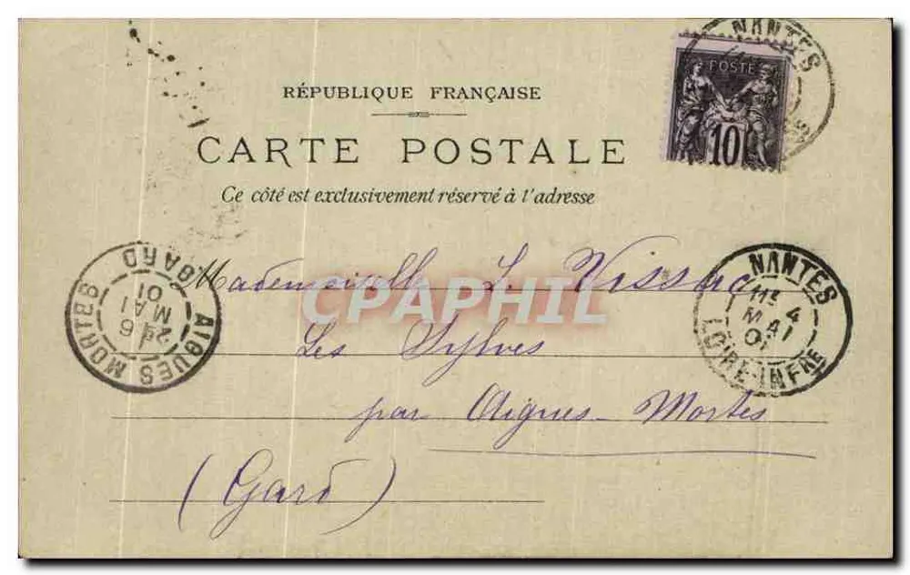 Nantes — Église russe — Carte photo n°38 - Rückseite