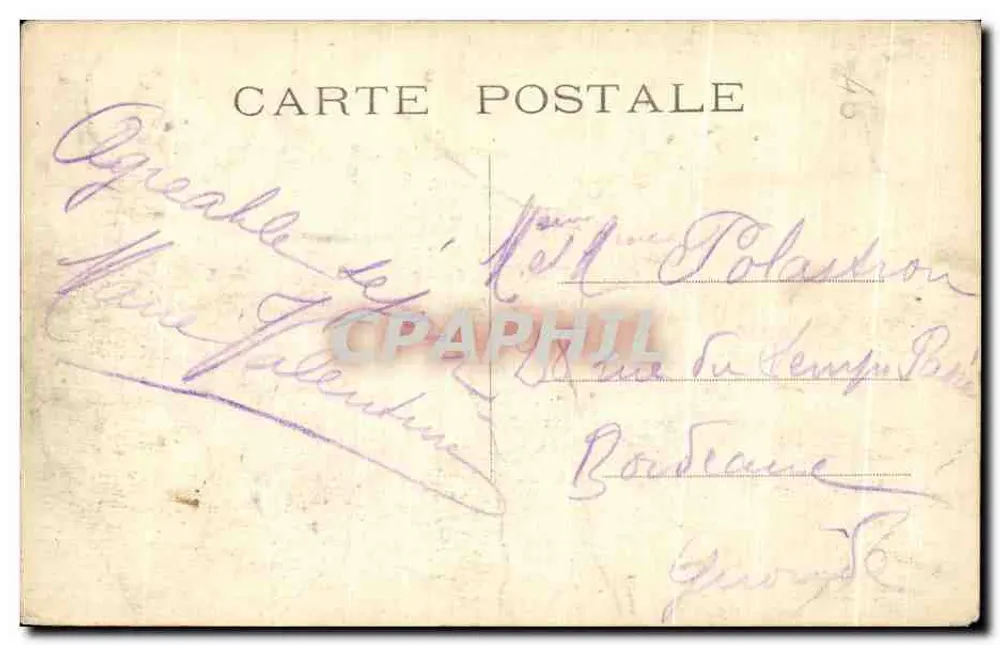 PARIS — Escola Militar — JULTA SEEKMENGEN - Verso
