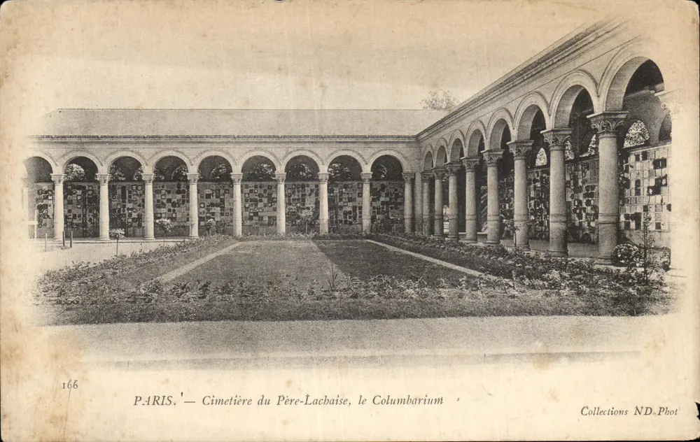 Paris — Cimetière du Père-Lacbaise, le Columbarium — Collections ND. Phot, n° 166 - Vorderseite
