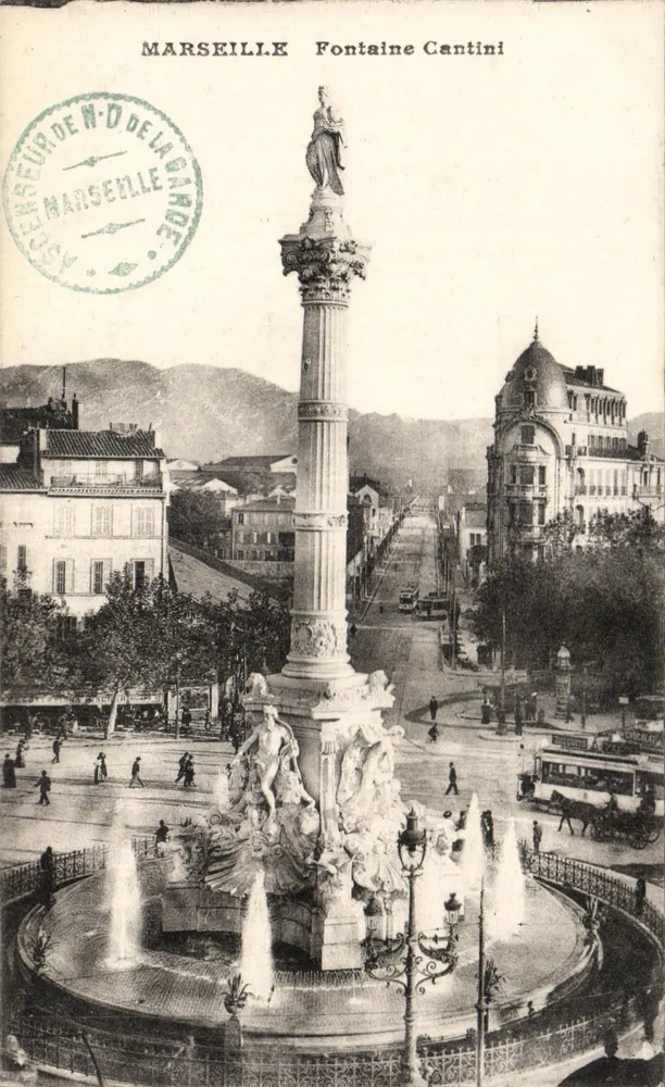 Marselha — Fontaine Cantini — Editor: N.D. de Lagarde - Frente