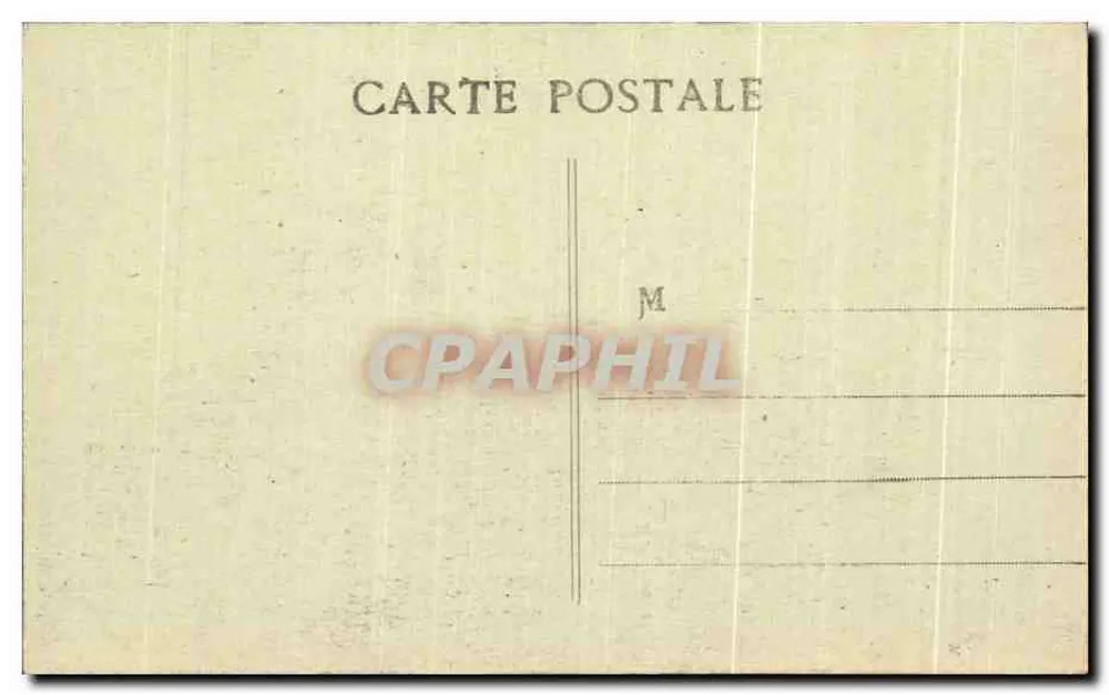 Marselha — Fontaine Cantini — Editor: N.D. de Lagarde - Verso