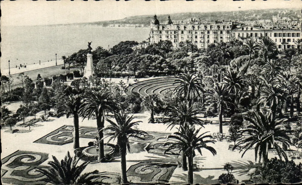 Os Jardins Albert Ier — Nice — Editora L. Gilletta et Cie - Frente