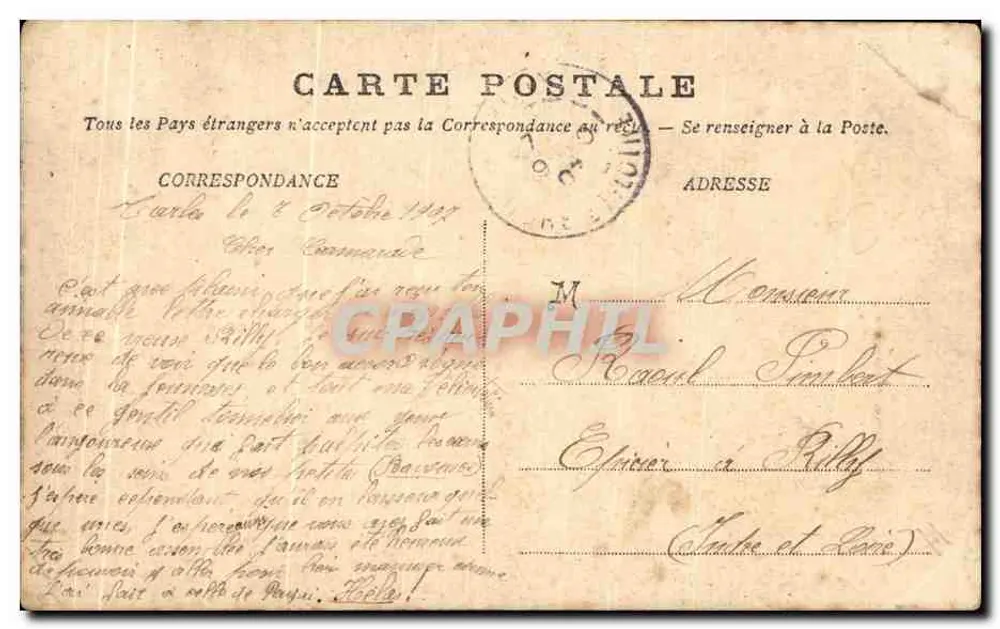 Tarbes — A Fonte Monumental — A. Villatte, editor, Tarbes - Verso