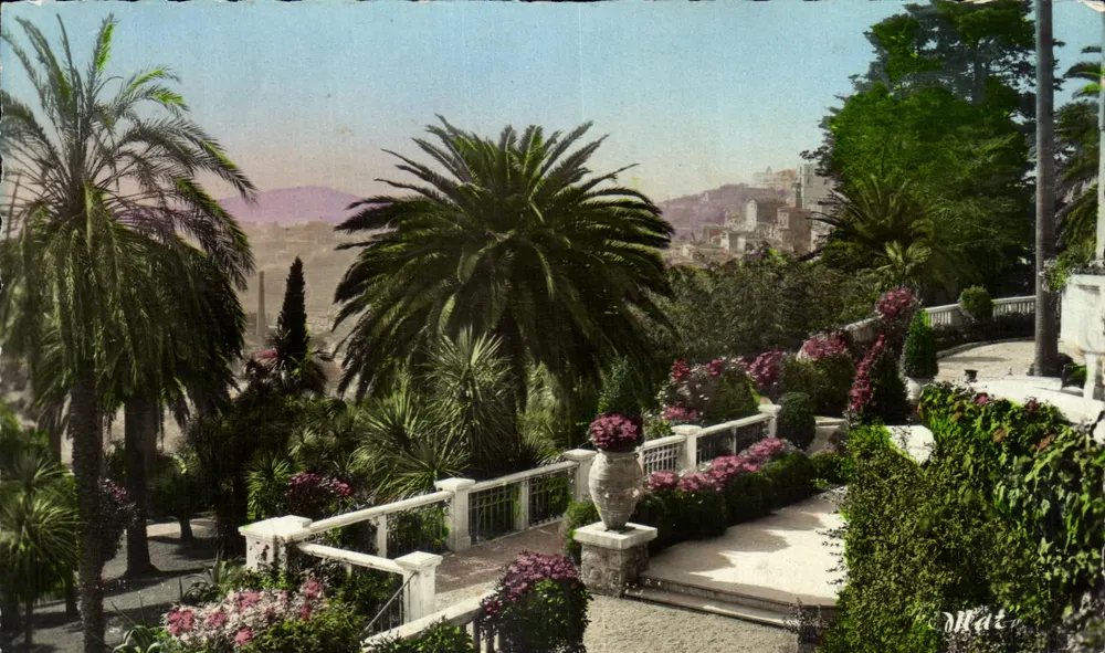 Ansicht des Park-Palace-Gartens — Grasse — Editionen « Mar » - Vorderseite