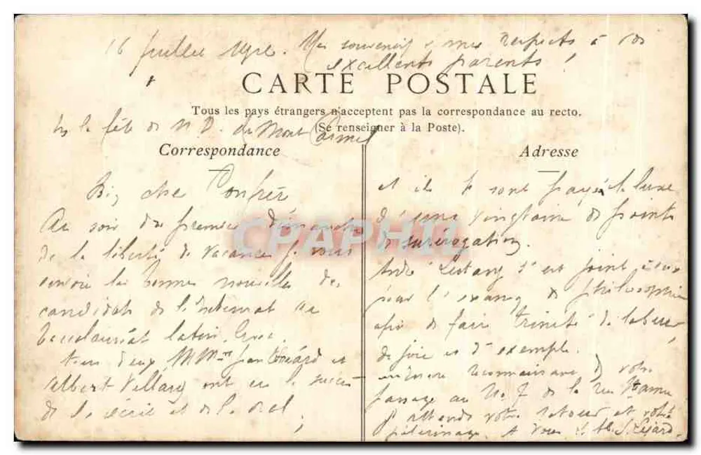 Nogent-le-Rotrou — Schloss Saint-Jean, der Eingang — Collections ND. Phot. - Rückseite