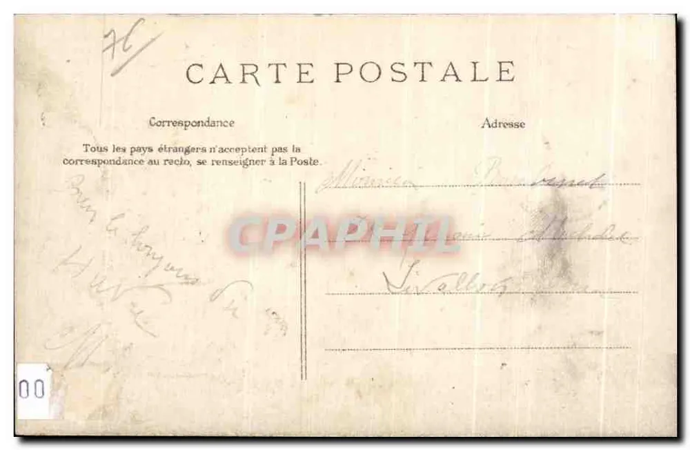 Le Havre — Os Rochos de Bavarellets — E. L. D. - Verso