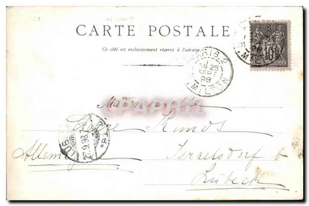 Paris — Rue Royale et Madeleine — éditeur non visible - Rückseite