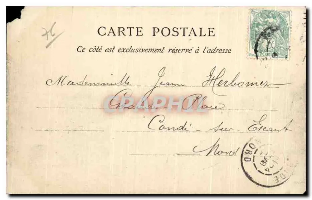 Le Havre — Bassin du Commerce — La Normandie 3633 - Rückseite