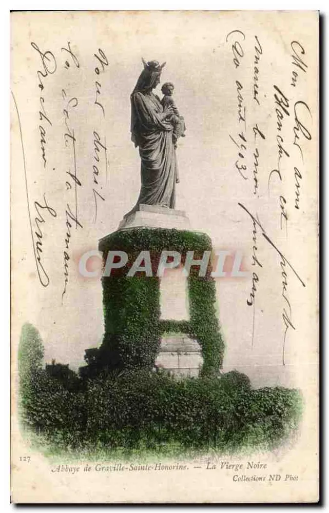 Abtei Graville-Sainte-Honorine — Die Schwarze Jungfrau — Collections ND Phot - Vorderseite