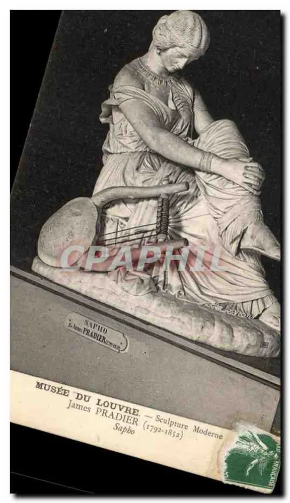 Sáfo — Escultura de James Pradier — Museu do Louvre - Frente