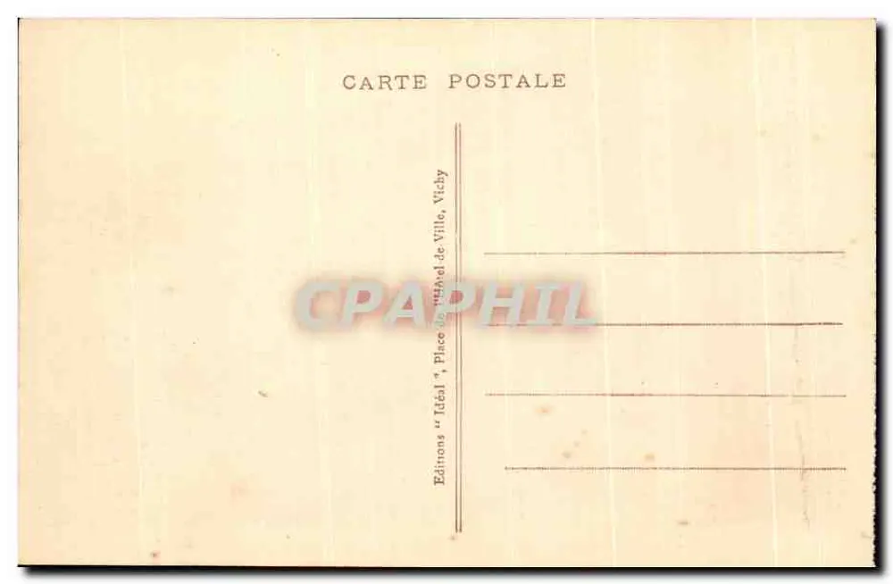 Mont-Dore — Le Sancy und die Hölle — Die pittoreske Auvergne — 3258 — Verlag Ideal - Rückseite