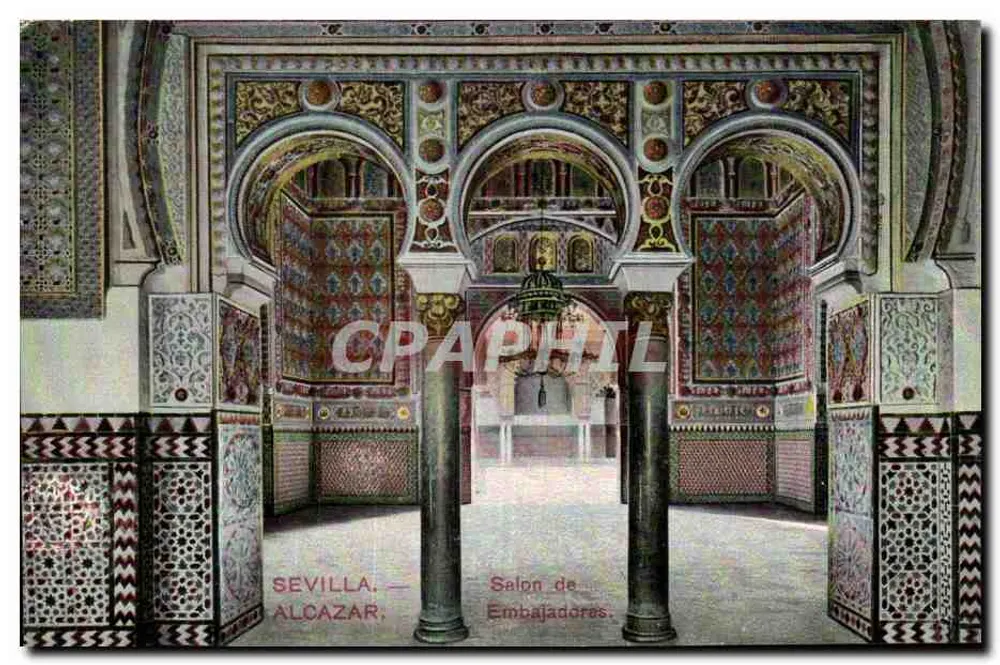 Sevilla — Alcázar — Saal der Botschafter — Verleger Tomas Sanz - Vorderseite