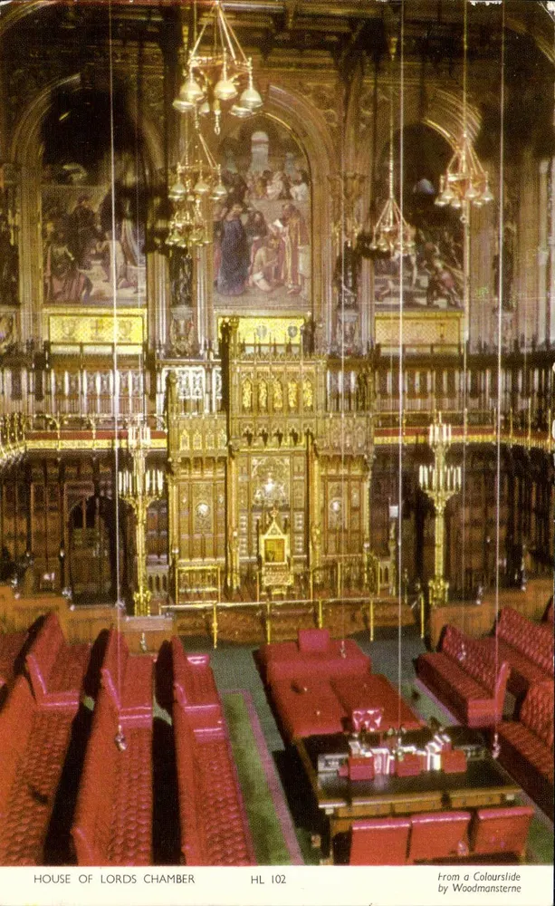 Chambre der Lords — Säulenhalle — HL 102 — von Woodmansterne - Vorderseite
