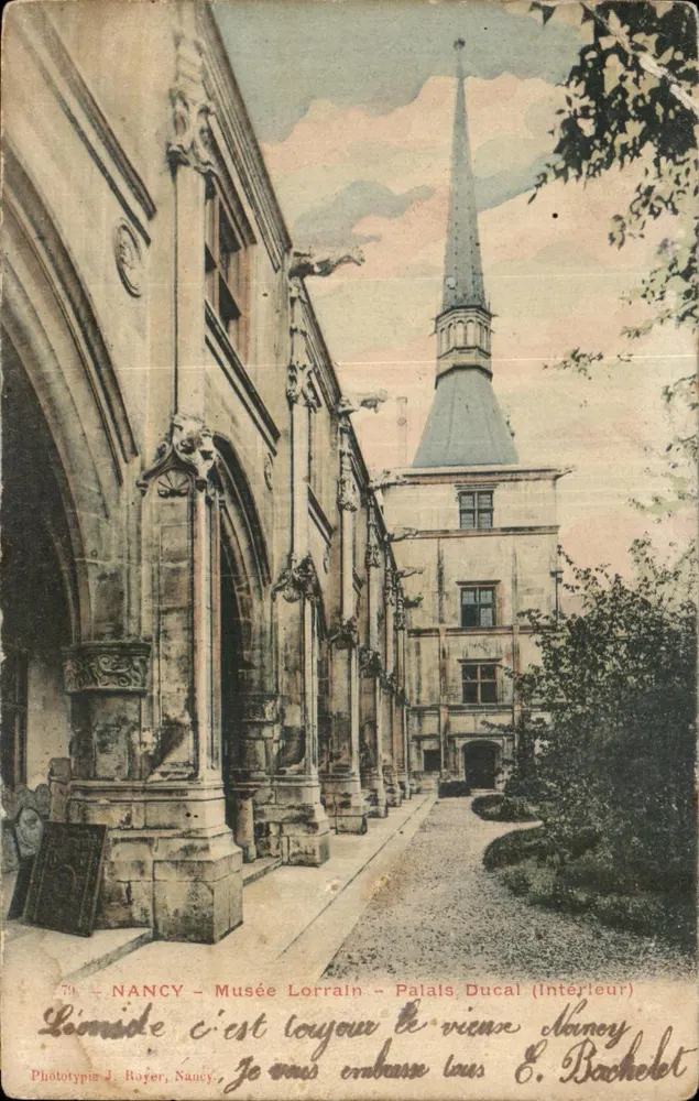 Nancy - Musée Lorrain - Palais Ducal (Intérieur) — Phototypie J. Rayer, Nancy, n°74 - Frente