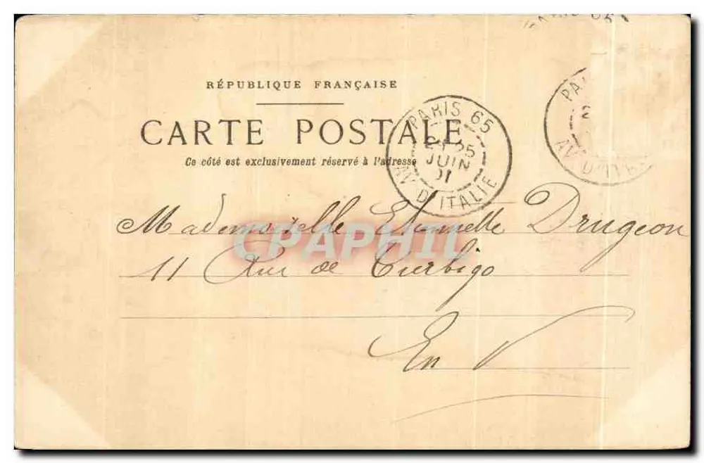 Place du Châtelet — vue du pont et du monument central — éditeur non identifié, N° 30 - Verso