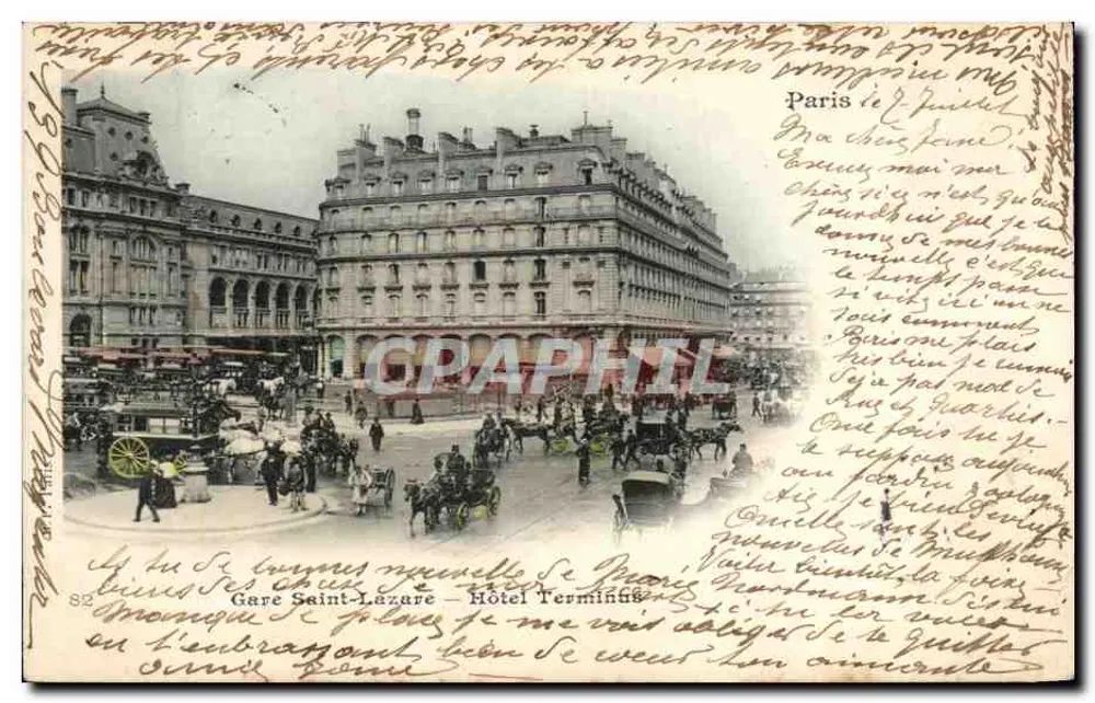 Estação Saint-Lazare — Hotel Terminus — Paris - Frente
