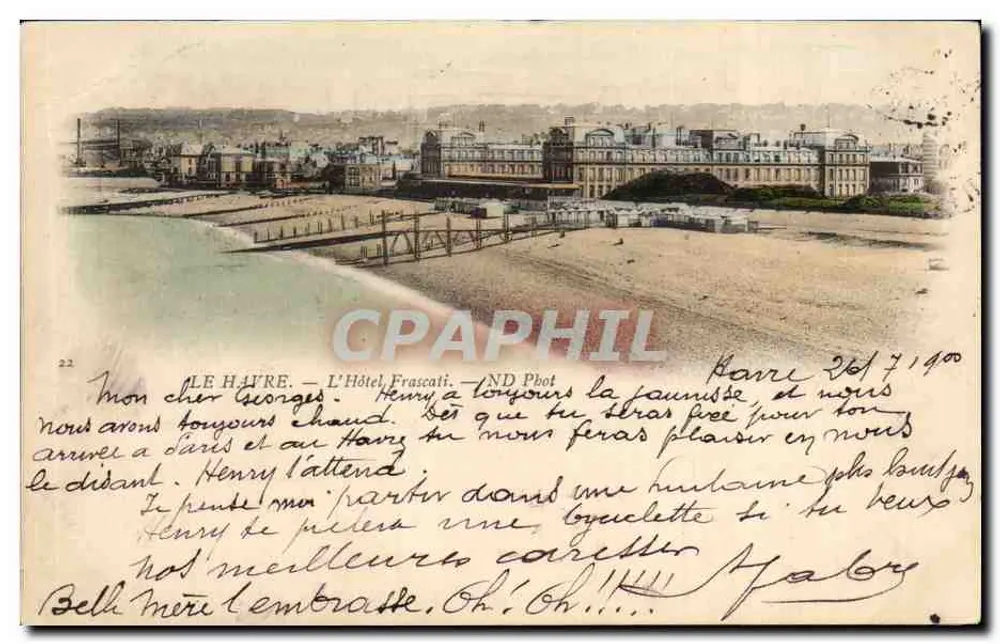 Le Havre — O Hotel Frascati — ND Pbot - Frente