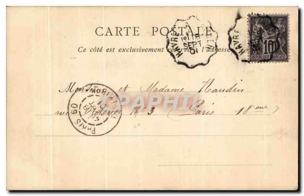 Le Havre — O Hotel Frascati — ND P11 - Verso