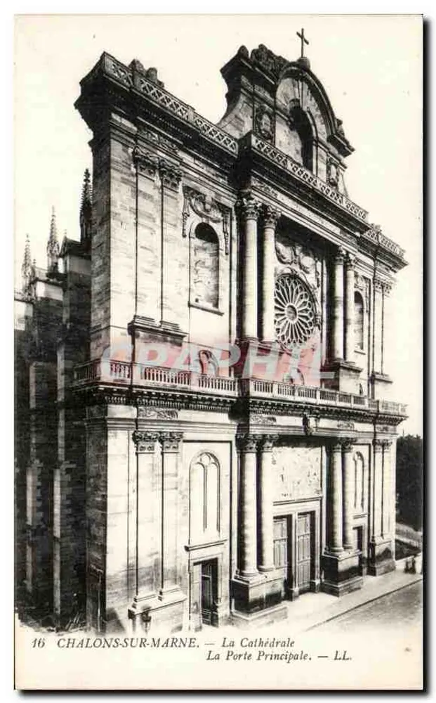 Chalons-sur-Marne — Die Kathedrale — Das Haupteingangstor — LL. — n°16 - Vorderseite