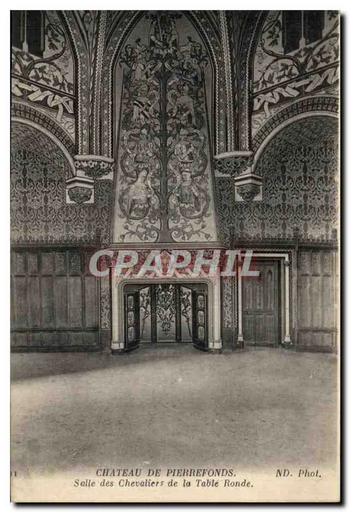 Schloss Pierrefonds — Saal der Ritter der Runden Tafel — ND. Fotografie - Vorderseite