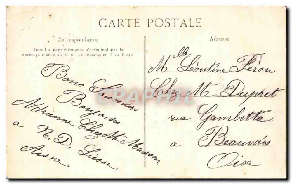 Notre-Dame de Liesse — Der Jubé (15. Jahrhundert) — Barnaud, Foto. Verlag Laon - Dépose - Rückseite