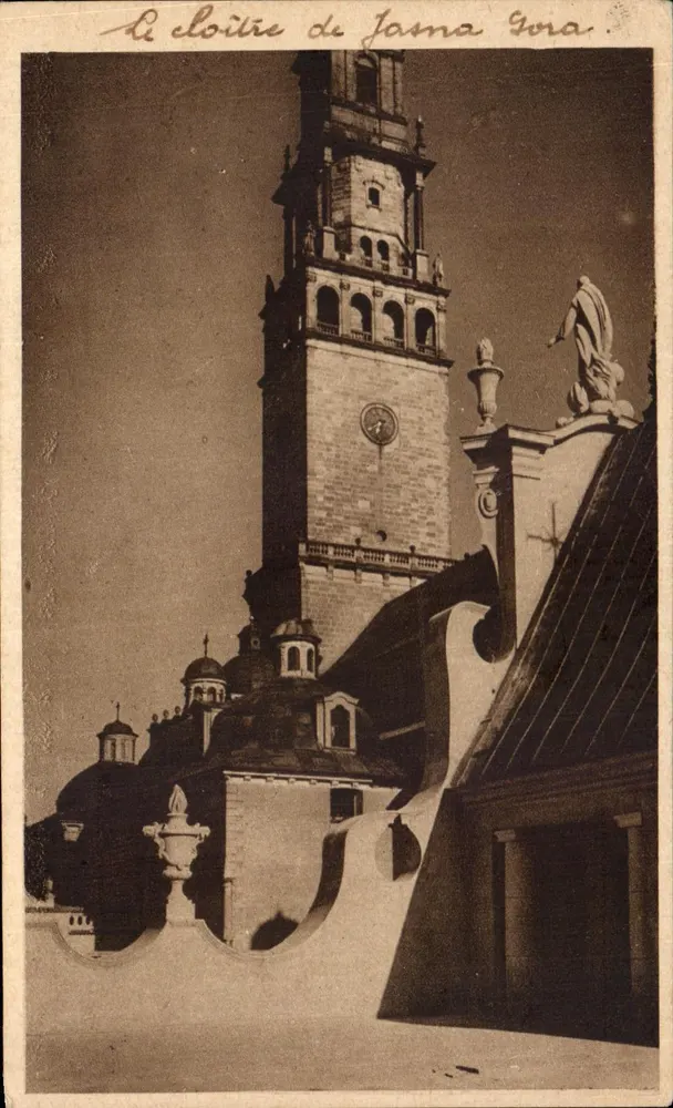 Der Cloister von Jasna Góra — Częstochowa, Polen — Photo-Plat, Serie A Nr. 25 - Vorderseite