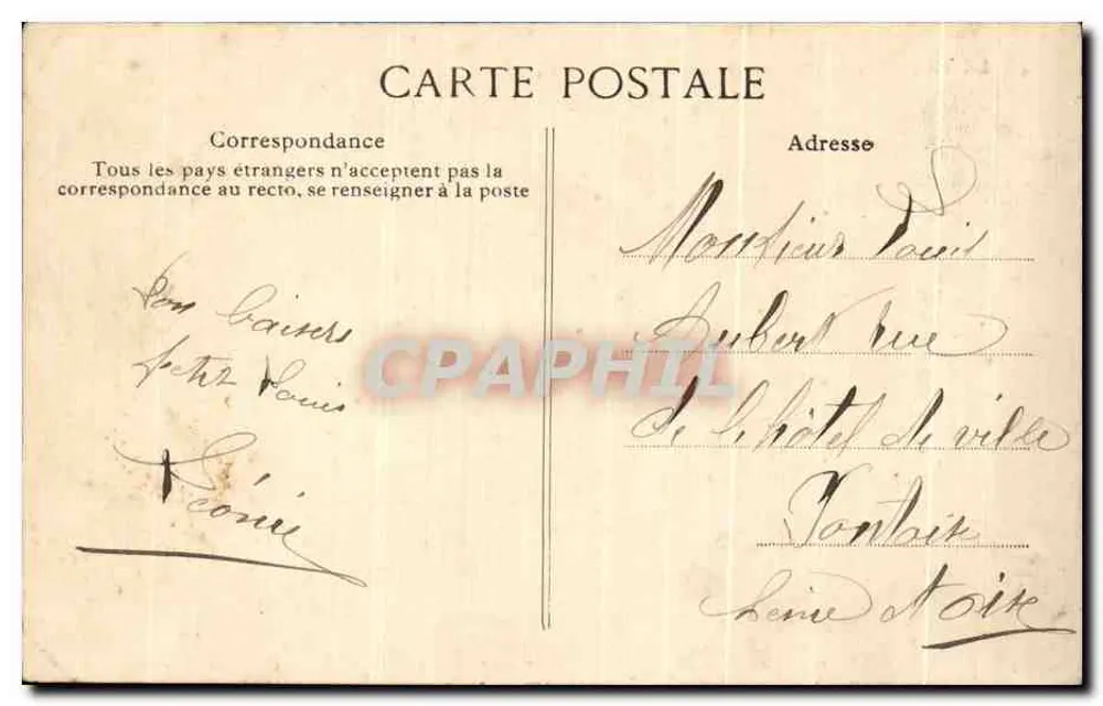 Le Préport — Sturm des Äquinokts — Ein Rettung - Rückseite