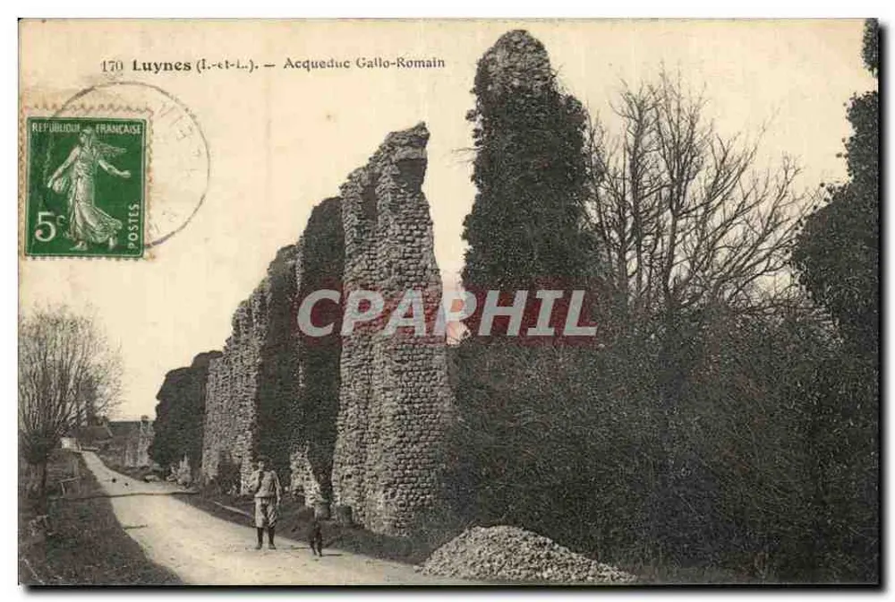 Luynes (Loir-et-Cher) — Aqueduto Gallo-Romano — editor desconhecido, n° 170 - Frente