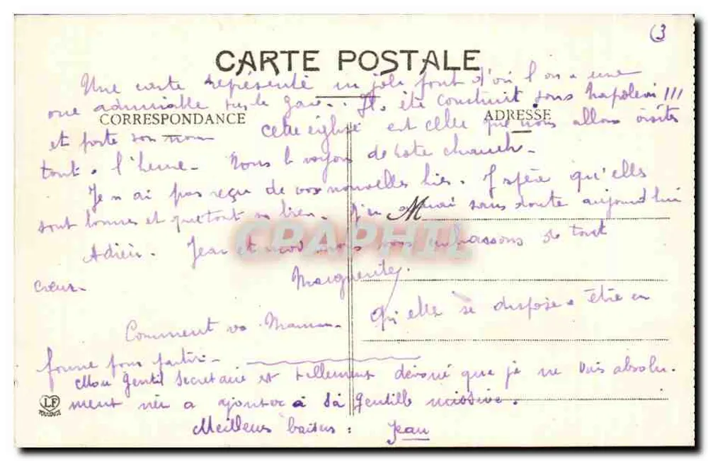 Luz-Saint-Sauveur — Kapelle Solférino und Pic de Viscos — Phototypie Labouche Frères, Toulouse - Rückseite