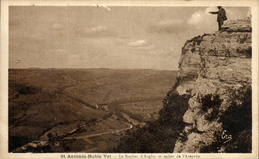 St Antonin-Noble Val — Der Rocher d'Anglar und Tal des Aveyron — Verlag ERA - Vorderseite