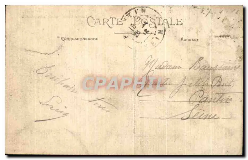 Rouen - Kirche St-Ouen, Ansicht der Kathedrale — C.V. 350 — Verlag unbekannt - Rückseite