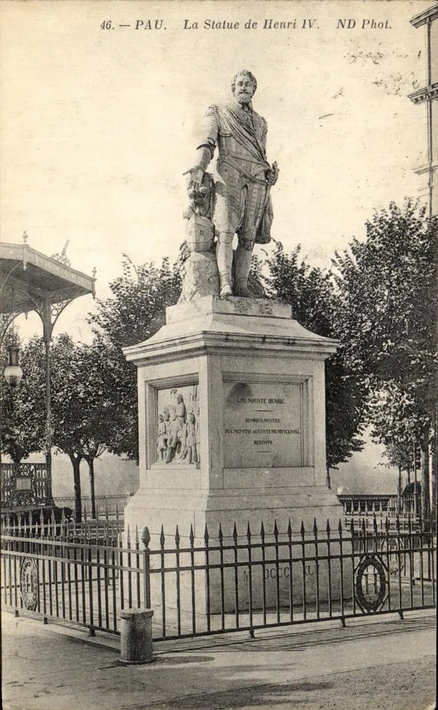 Pau — A Estátua de Henri IV — ND Fot. - Frente