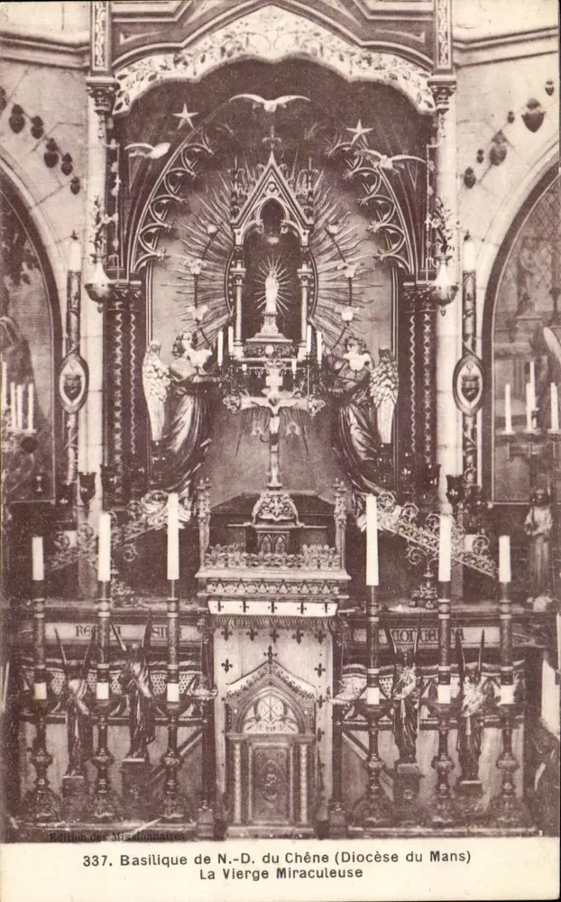 Basilika von N.-D. du Chêne (Diözese Le Mans) — Die Mirakulöse Jungfrau — Ausgabe der Missionare - Vorderseite