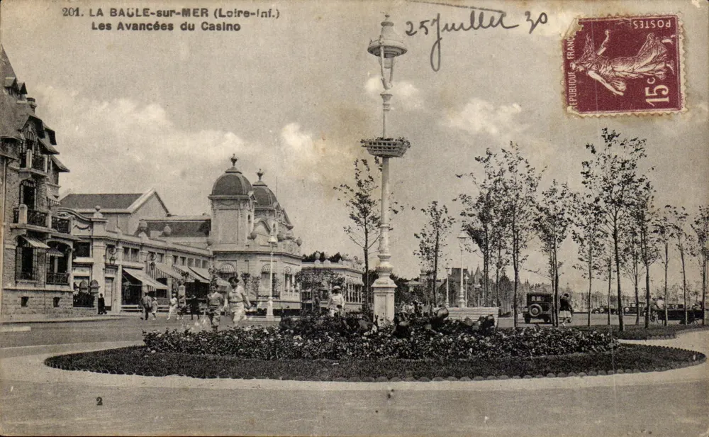La Baule-sur-Mer (Loire-Inf.) — Die Casino Promenade — F. Chapeau, Verlag Nantes, n°201 - Vorderseite