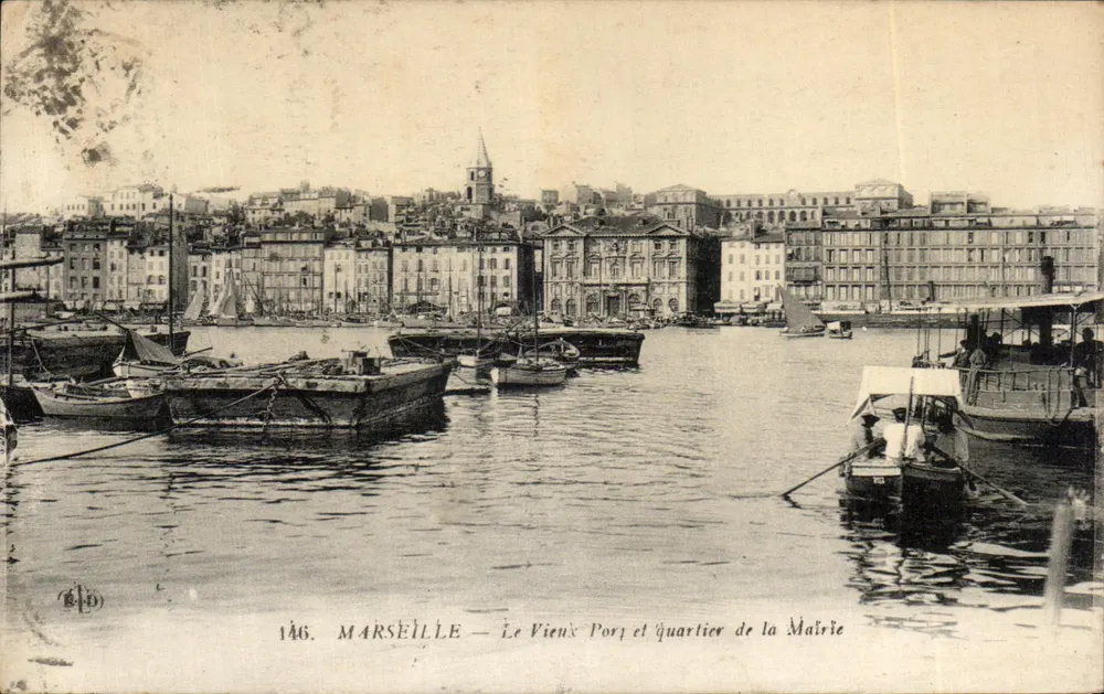 Marseille — Le Vieux Port und der Bezirk der Mairie - Vorderseite