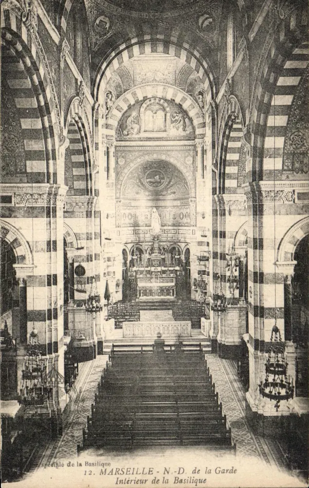 Interior da Basílica N.-D. da Garde — Marselha — n°12 - Frente
