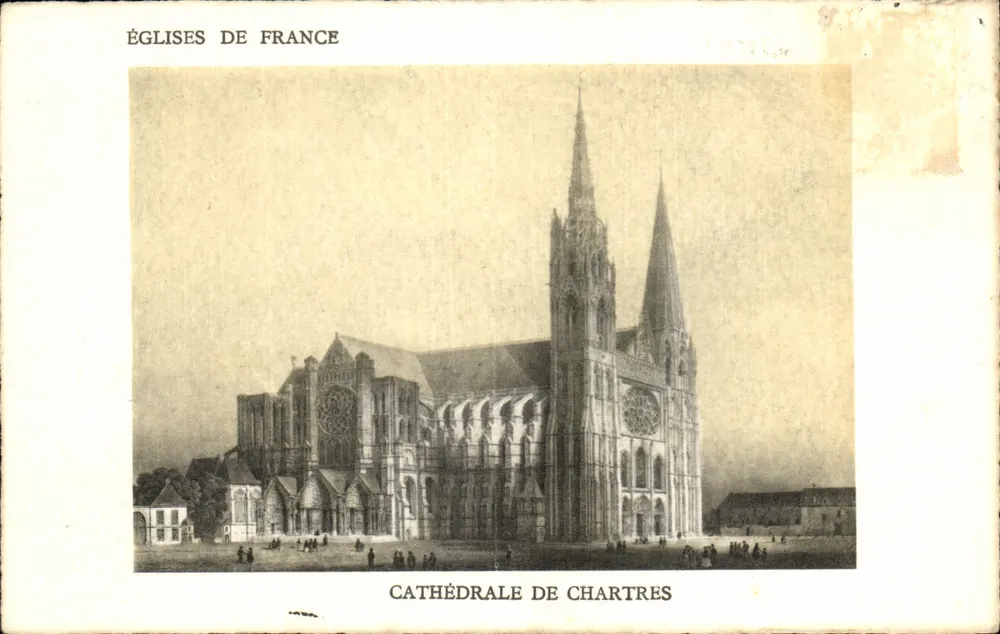 Kathedrale von Chartres — Kirchen Frankreichs — Édition Artifique SUPRA - Vorderseite