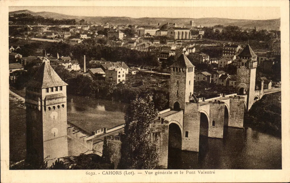 Cahors (Lot) — Allgemeiner Blick und der Pont Valentré — Édition La Gigogne, Limoges - Vorderseite