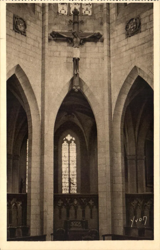 Saint-Flour (Cantal) — Die Kathedrale — Der berühmte schwarze Gott (15. Jahrhundert) - Vorderseite
