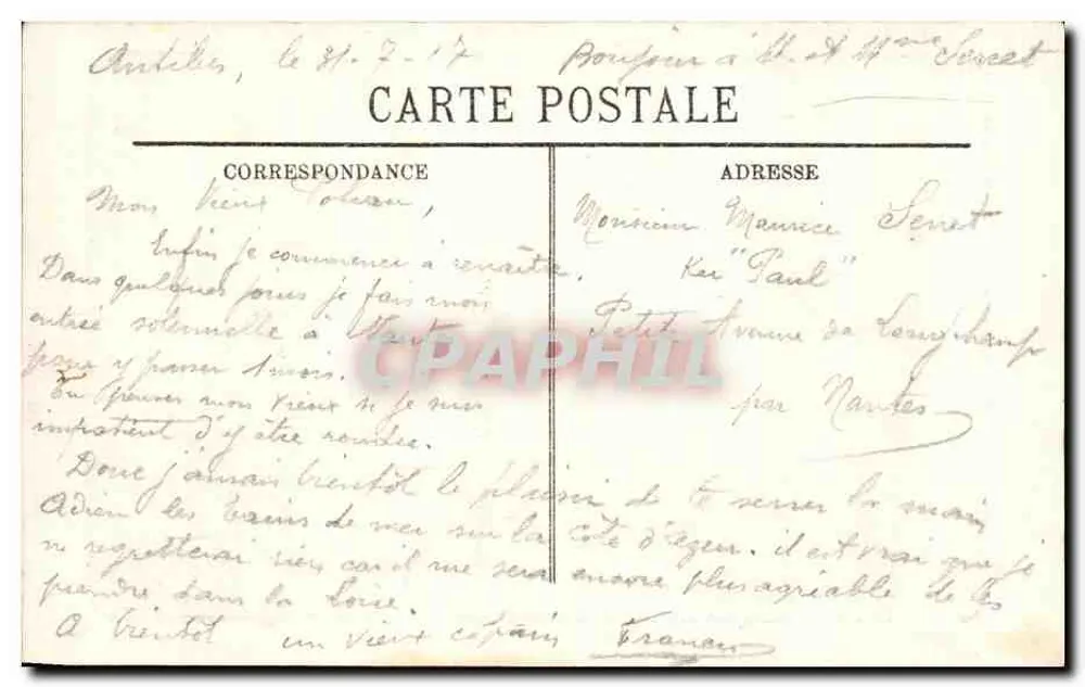 O Casino — Monte-Carlo — L.L. - Verso